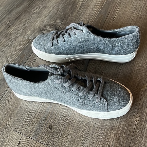 Vince Heaton Platform sneakers grey fabric upper rubber sole - Picture 10 of 10